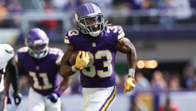 Ex-Packer Aaron Jones ‘definitely leaping’ into stands if he scores for Vikings in Lambeau Field return                          Sep 25, 2024