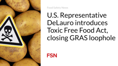 U.S. Representative DeLauro introduces Toxic Free Food Act, closing GRAS loophole