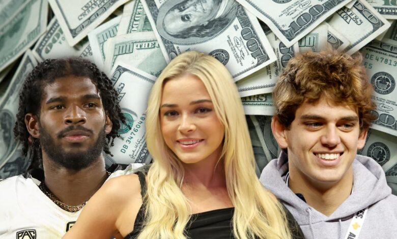 The number of millionaire college athletes has tripled. Here are the top 10 earners this year.