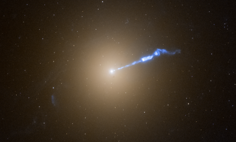 Black hole shot a beam through space. NASA snapped stunning footage.