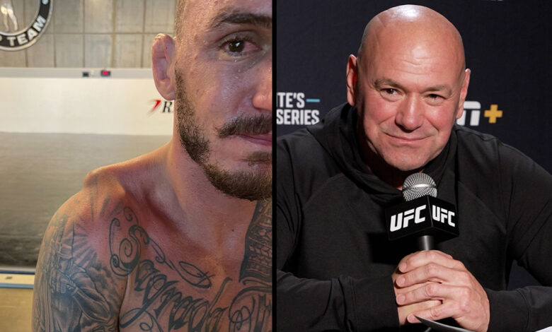 Dana White wowed by Renato Moicano’s UFC Fight Night 243 victory through injury