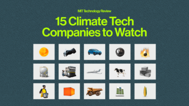 The Download: 15 Climate Tech Companies to Watch