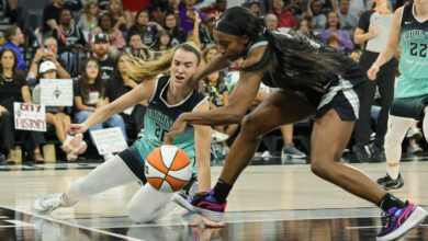 WNBA playoffs: Aces avoid sweep vs. Liberty with Game 3 blowout