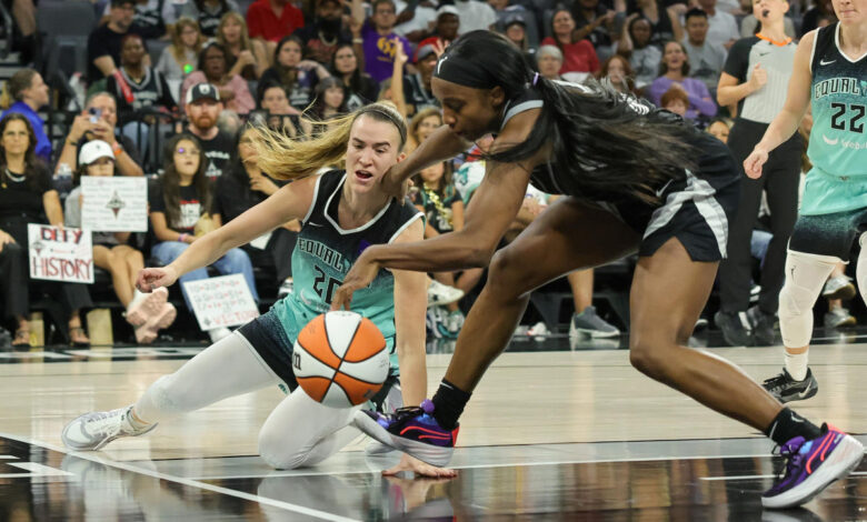 WNBA playoffs: Aces avoid sweep vs. Liberty with Game 3 blowout