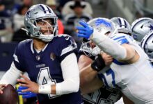 Cowboys are 3-point underdogs at home next week to the Lions