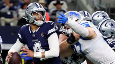 Cowboys are 3-point underdogs at home next week to the Lions