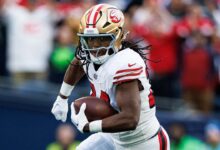 Niners RB Jordan Mason day to day with shoulder sprain after exiting early in win over Seahawks                          Oct 11, 2024