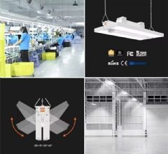 New GK-F16 LED Linear Foldable Design Panel Light – The Future of High-Efficiency Commercial Lighting