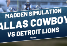 Cowboys Madden simulation predicts back and forth scoring frenzy in loss to Lions