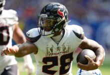 Injury roundup: Texans RB Joe Mixon (ankle) expected to return to lineup Sunday against Patriots                          Oct 13, 2024