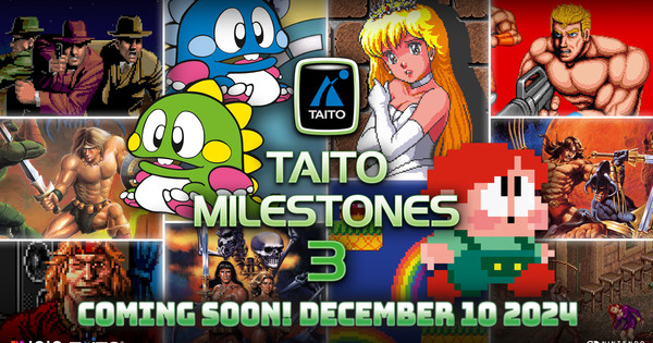 Taito Milestones 3 Game Collection Slated for December 10 in West