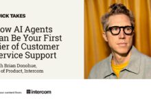 Video Quick Take: Intercom’s Brian Donahue on How AI Agents Can Be Your First Tier of Customer Service Support