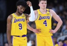 Knecht’s Strong 4th Quarter Wows Fans as Bronny, Lakers Lose to Warriors in Preseason