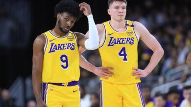 Knecht’s Strong 4th Quarter Wows Fans as Bronny, Lakers Lose to Warriors in Preseason