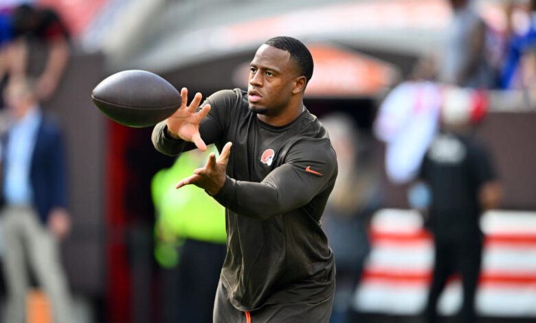 Browns RB Nick Chubb expected to make season debut for Cleveland on Sunday, coach says