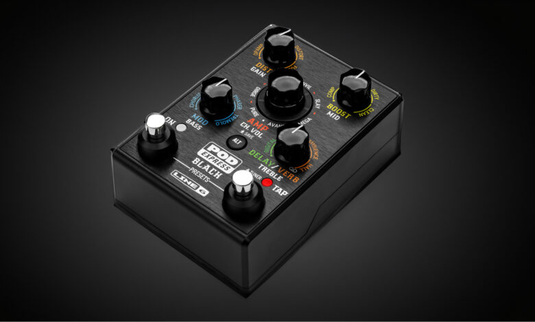 “A toolbox of sounds for crafting classic and modern high gain tones”: Line 6 gives its bargain POD Express a metal makeover with new Black edition – designed specifically for heavier players