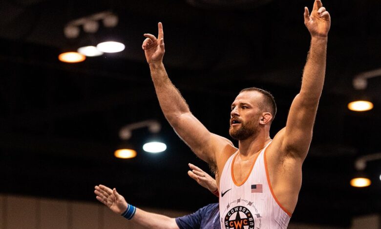 Days From NCAA Start, David Taylor Focused on Personal Glory While Keeping Oklahoma State Wrestling in Check