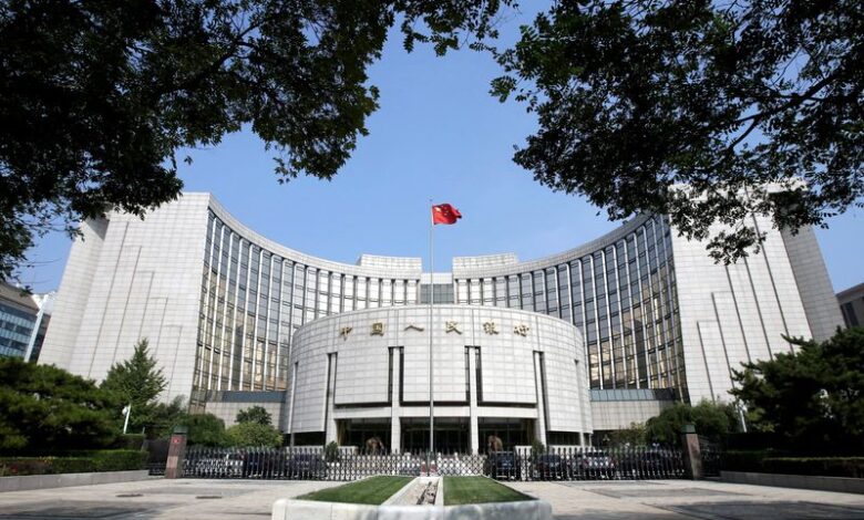 China central bank conducts medium-term loan operation, with rate unchanged