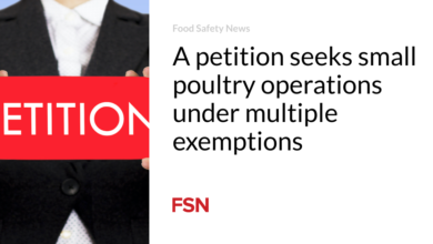 A petition seeks small poultry operations under multiple exemptions