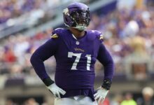 Vikings LT Christian Darrisaw to undergo season-ending surgery on injured knee                          Oct 25, 2024