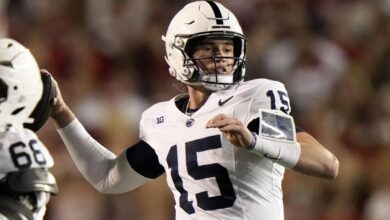 No. 3 Penn State says QB Drew Allar might be game-time decision vs. No. 4 Ohio State on Saturday