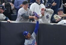 Yankees Fan Offered Ridiculous Reason for Taking Ball From Mookie Betts’s Glove