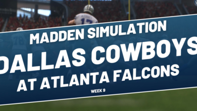 Dallas Cowboys predicted to beat Atlanta Falcons on game-winning field goal according to Madden