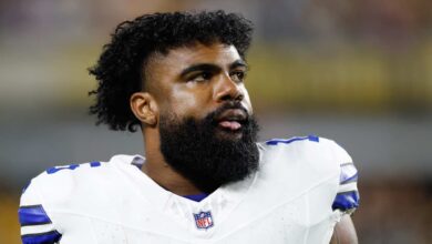 Ezekiel Elliott not traveling with Cowboys due to disciplinary reasons; RB to be inactive vs. Falcons                          Nov 02, 2024