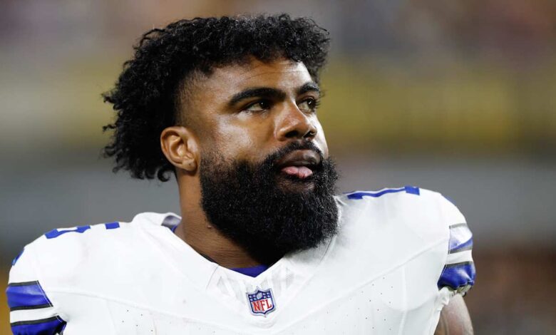 Ezekiel Elliott not traveling with Cowboys due to disciplinary reasons; RB to be inactive vs. Falcons                          Nov 02, 2024