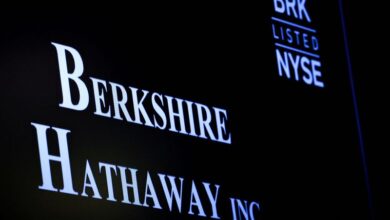 Berkshire’s cash soars to $325 billion as Buffett sells Apple, BofA; operating profit falls