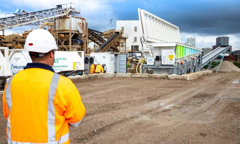 Carbon capture concrete hits London sites