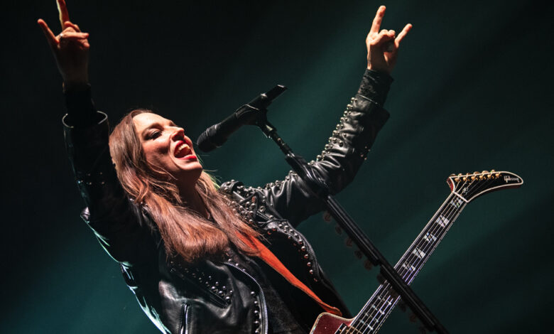 Halestorm performed at the ShoWare Center on October 13, 2024