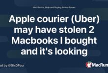 Apple courier may have stolen 2 MacBooks, … Apple is not going to help