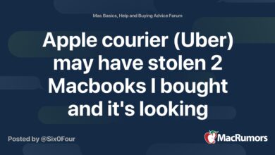 Apple courier may have stolen 2 MacBooks, … Apple is not going to help