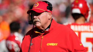 Chiefs’ Andy Reid on adding a left tackle: Won’t say ‘no,’ but focusing on ‘these kids that are here’                          Nov 12, 2024