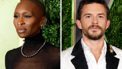 Cynthia Erivo Was Filmed Helping Jonathan Bailey On The “Wicked” Red Carpet As He Revealed He Struggles To “Stand Still”