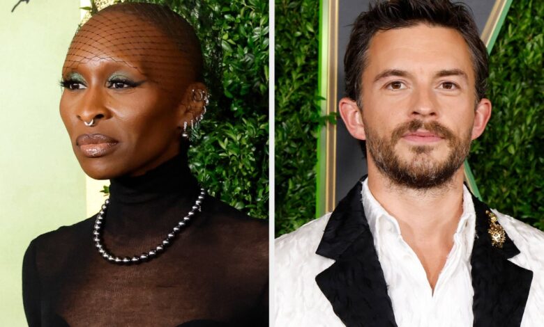 Cynthia Erivo Was Filmed Helping Jonathan Bailey On The “Wicked” Red Carpet As He Revealed He Struggles To “Stand Still”