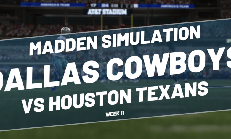 Cowboys predicted to beat Texans in close game according to Madden simulation