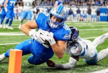 Detroit Lions Sam LaPorta ruled out against Jaguars