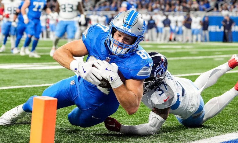 Detroit Lions Sam LaPorta ruled out against Jaguars