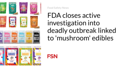 FDA closes active investigation into deadly outbreak linked to ‘mushroom’ edibles