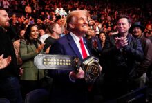 Donald Trump Returns To Madison Square Garden For UFC Fight, Flanked By Elon Musk and MAGA Allies