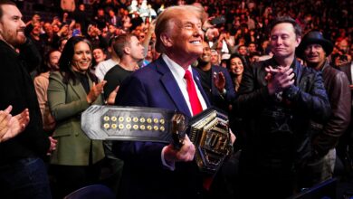 Donald Trump Returns To Madison Square Garden For UFC Fight, Flanked By Elon Musk and MAGA Allies