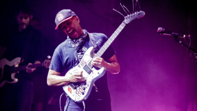 “I don’t have a vast collection of notable guitars, but I’m open to that idea”: Tom Morello’s ‘Arm the Homeless’ guitar is one of his most iconic instruments – and it could be revived as a signature run