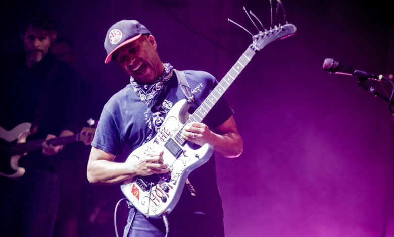 “I don’t have a vast collection of notable guitars, but I’m open to that idea”: Tom Morello’s ‘Arm the Homeless’ guitar is one of his most iconic instruments – and it could be revived as a signature run