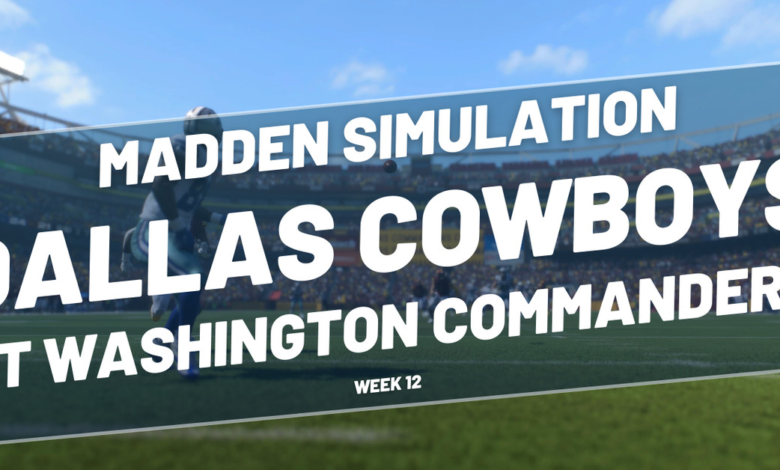 Cowboys Madden simulation calls for close win against Commanders