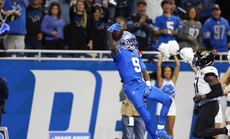 Lions’ Jameson Williams Fined $19.7K by NFL for Marshawn Lynch TD Celebration