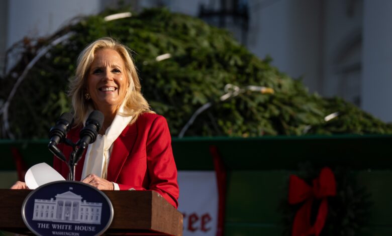 Jill Biden Has Chosen a Side in the “Christmas Decorations Before Thanksgiving?” Debate