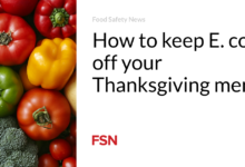 How to keep E. coli off your Thanksgiving menu