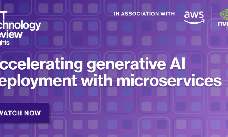 Accelerating generative AI deployment with microservices